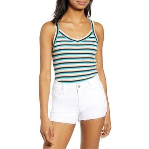😀 3 for $20 NWT Nordstrom Stripe V-neck Tank Top